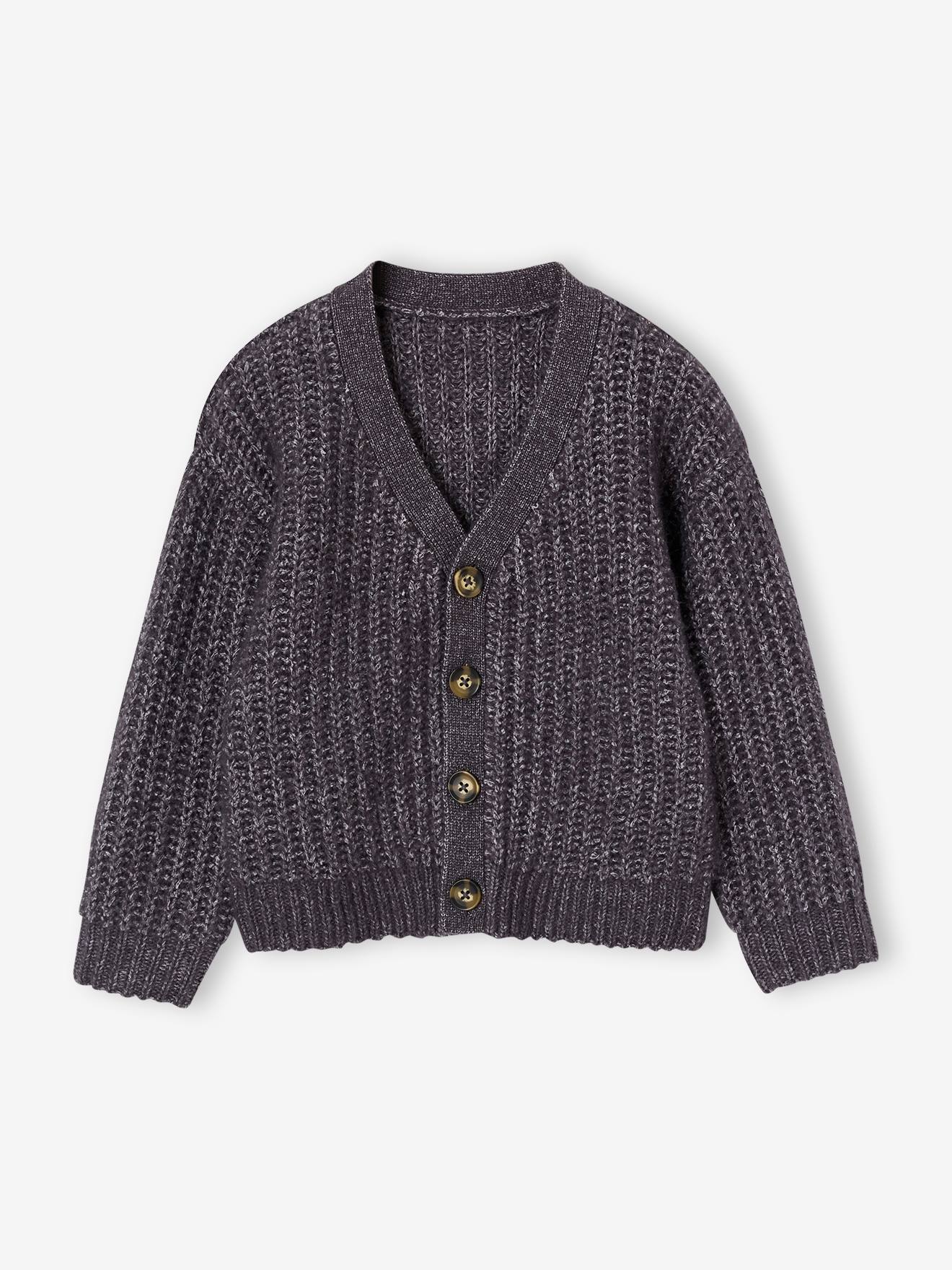 Strickjacke mit V-Ausschnitt Jungen