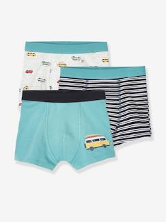 Jungenkleidung-Unterwäsche & Socken-Unterhosen & Boxershorts-3er-Pack Jungen Boxershorts, Autos Oeko-Tex