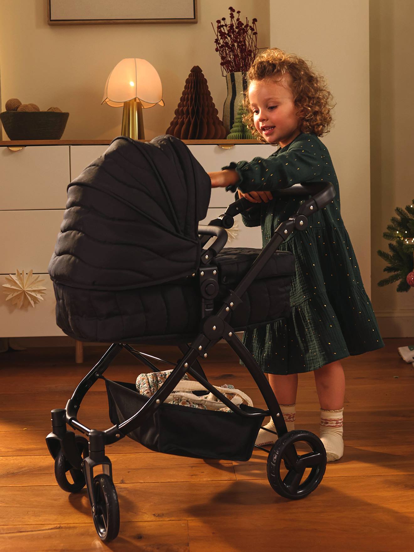 Puppenwagen 3-in-1 mit abnehmbarer Tragetasche