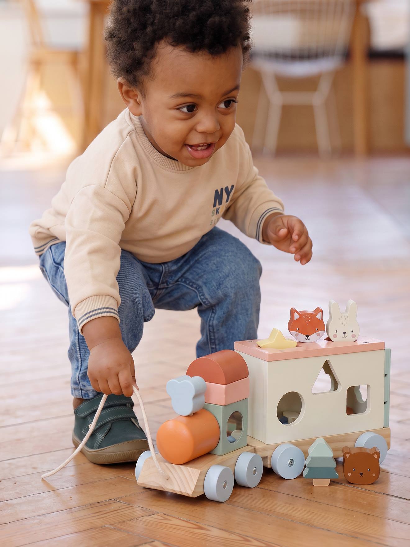 Baby Activity-Zug WALDFREUNDE Holz FSC®