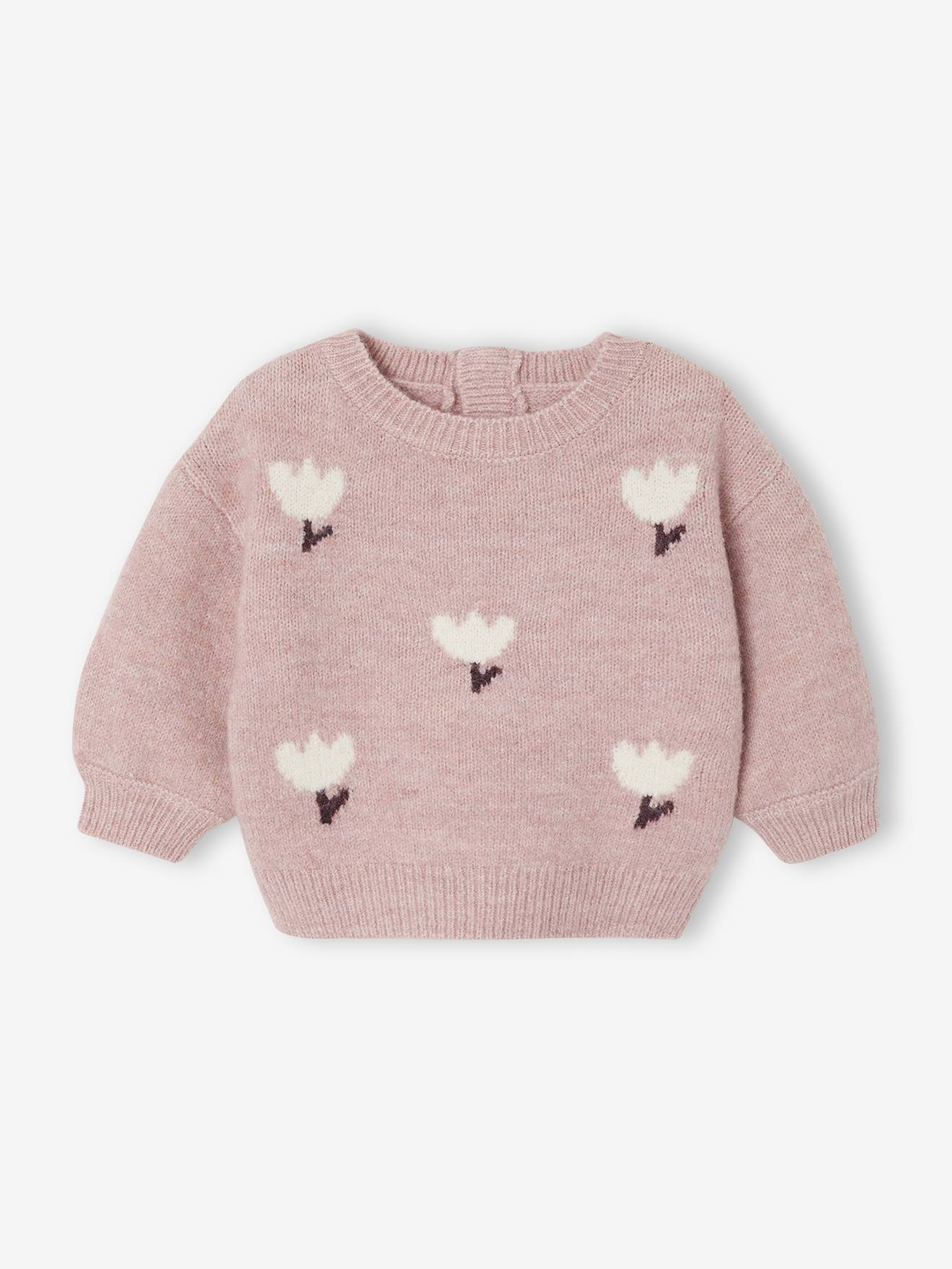 Baby Pullover mit Jacquard-Muster