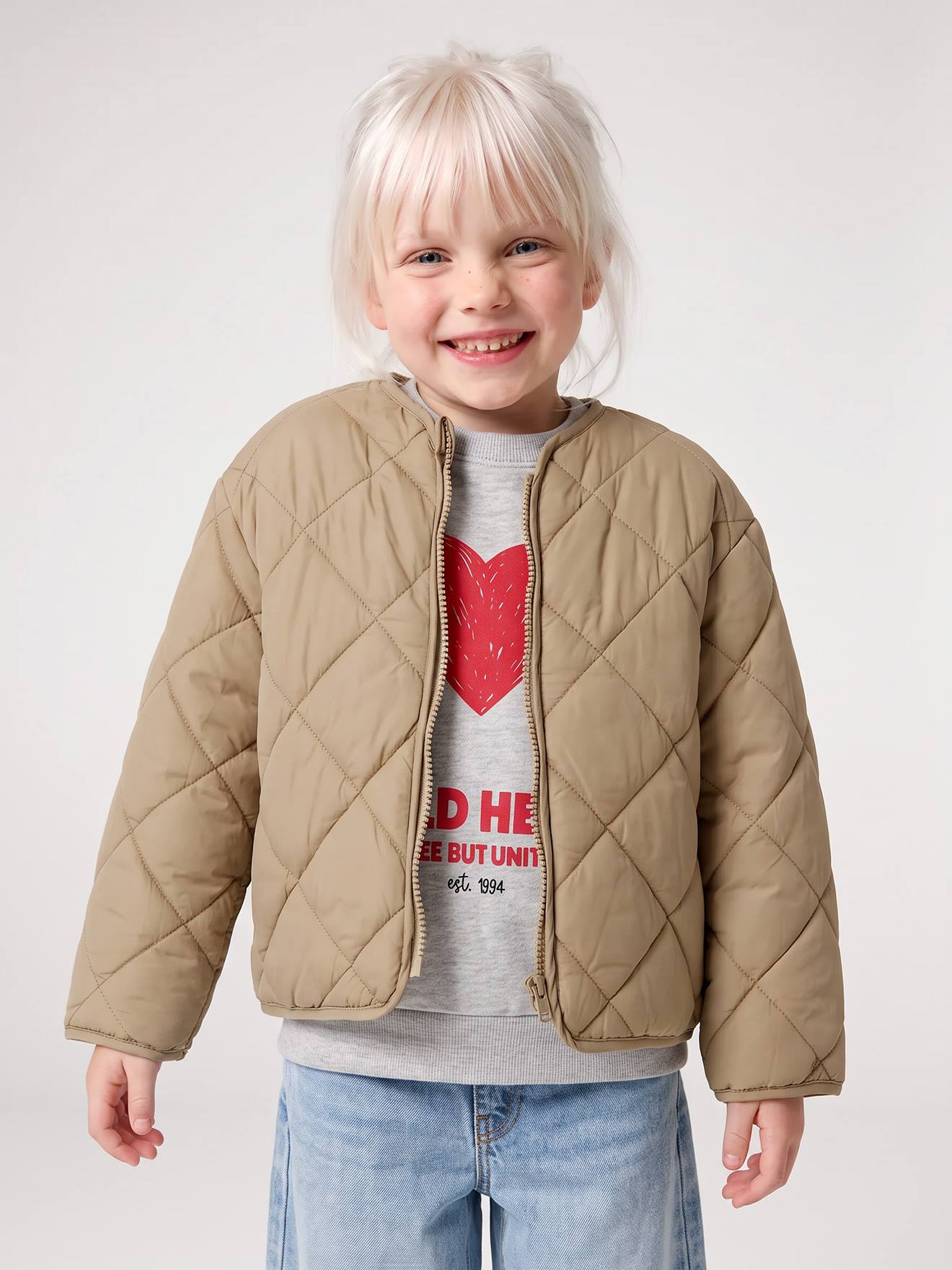 3-in-1 Mädchen Winterjacke mit abnehmbarer Innenjacke Webpelzkapuzenfutter mit Leo-Print