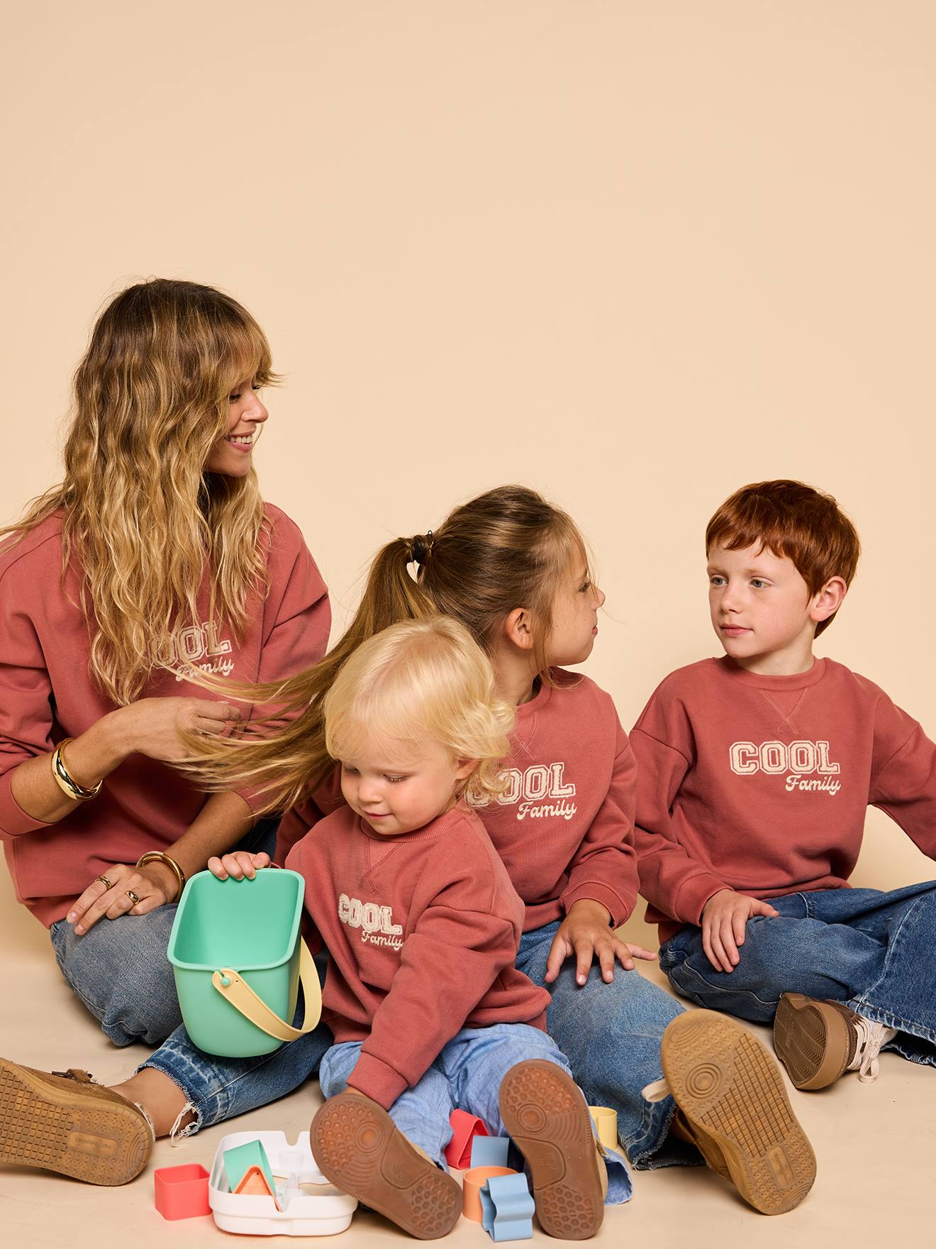 Kinder Sweatshirt COOL Family Capsule ENVIE DE FRAISE personalisierbar