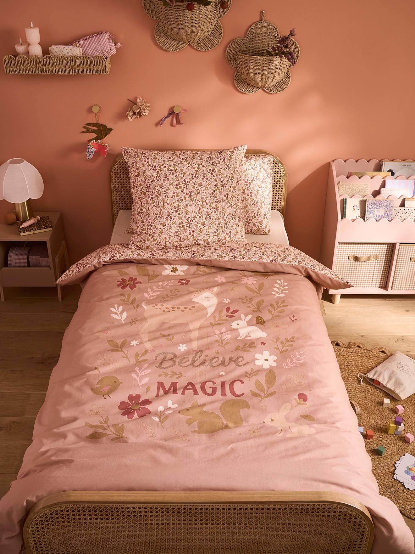 Bettwäsche-Set mit Kissenbezug BELIEVE IN MAGIC Kinder