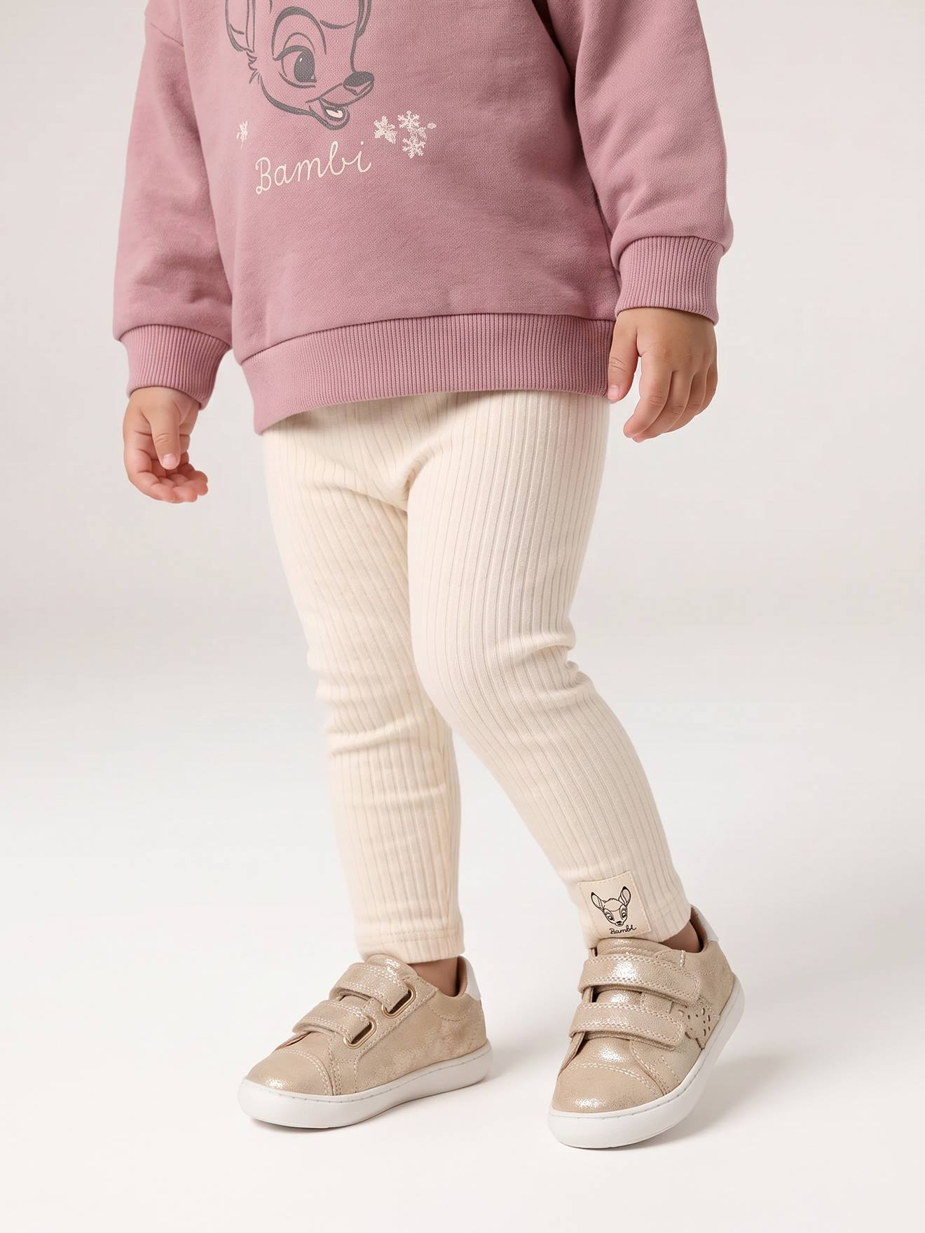 Baby Klett-Sneakers aus Leder