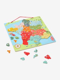 Spielzeug-Pädagogische Spiele-Magnetpuzzle „Frankreich“, Holz FSC