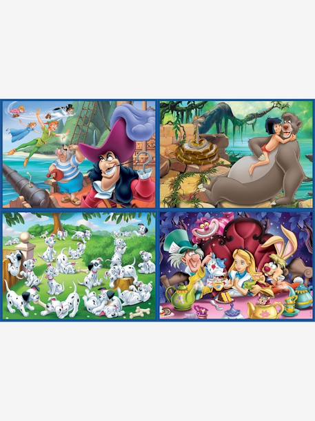 4er-Set Puzzles, 50-150 Teile MULTI 4 Disney CLASSICS EDUCA - mehrfarbig - 2