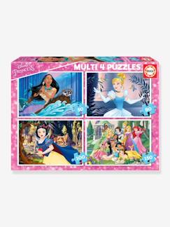 Spielzeug-Pädagogische Spiele-Puzzles-4er-Set Puzzles, 50-150 Teile Disney PRINZESSINNEN EDUCA