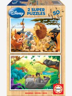 Spielzeug-Pädagogische Spiele-Puzzles-2er-Set Holzpuzzles, 50 Teile Disney Animals EDUCA