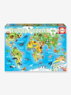 Spielzeug-Pädagogische Spiele-Puzzle mit Tier-Weltkarte, 150 Teile EDUCA