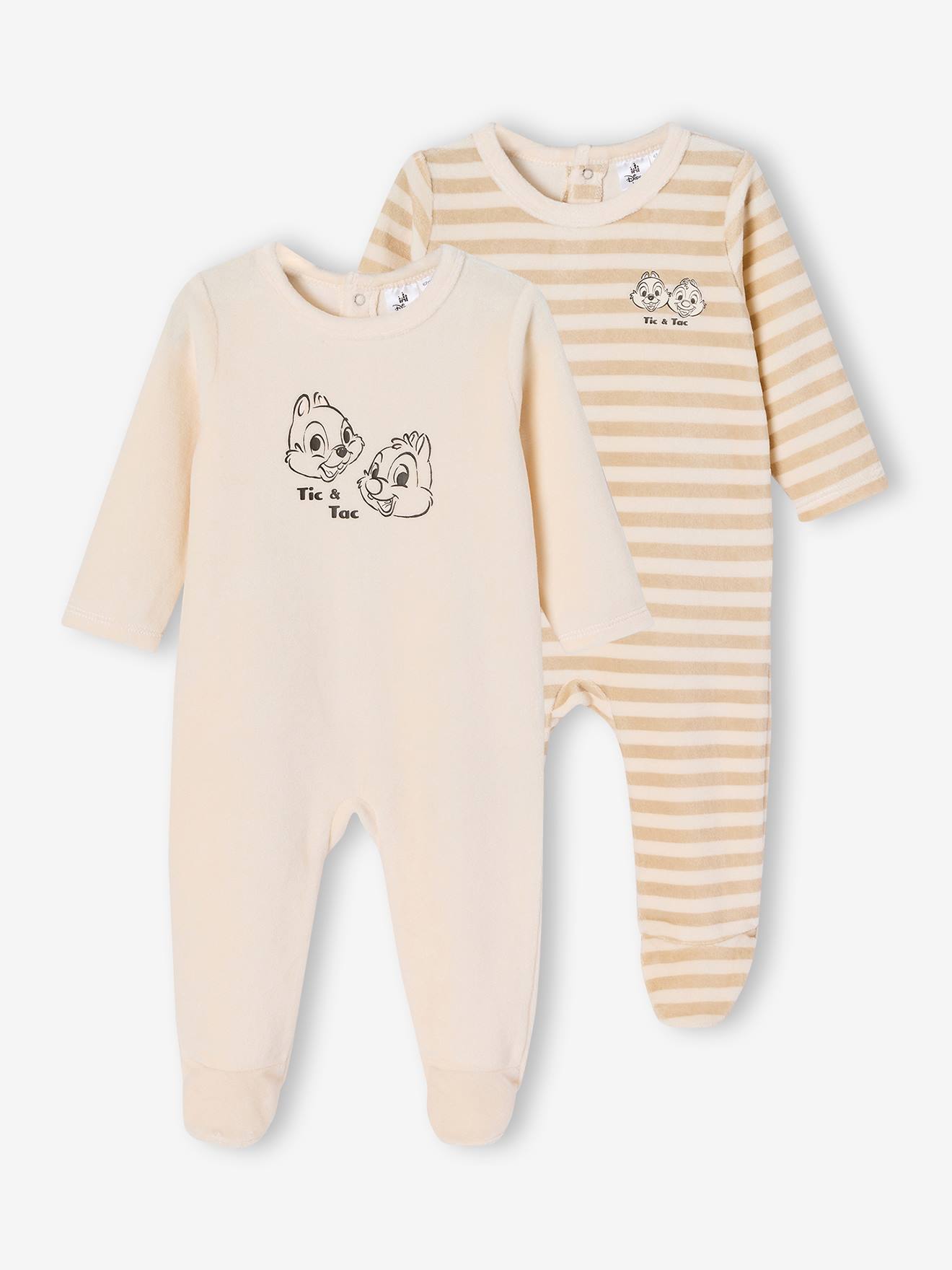 2er-Pack Samt-Schlafanzüge Baby DISNEY Chip und Chap