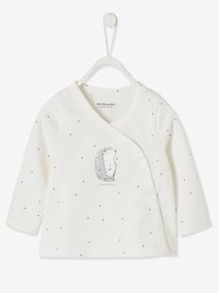 Babymode-Shirts & Rollkragenpullover-Bio-Kollektion: Baby Wickeljacke LOVELY NATURE