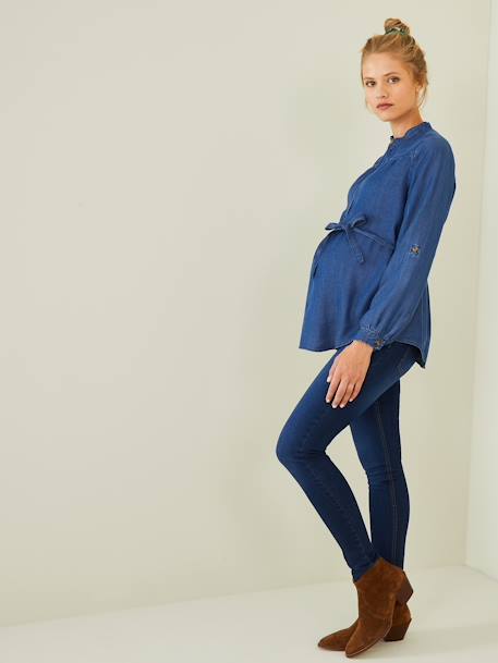 Umstands-Jeans, Skinny-Fit - dark blue - 1