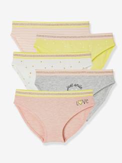 Maedchenkleidung-Unterwäsche, Socken, Strumpfhosen-5er-Pack Mädchen Slips Oeko Tex