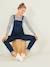 Umstands-Latzjeans - dark blue+double stone - 5