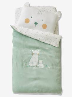 Dekoration & Bettwäsche-Baby Bettbezug ohne Kissenbezug „My Little Bear“ mit Musselin Oeko-Tex