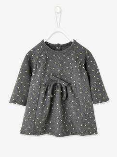 Babymode-Mädchen Baby Strickkleid, Glanzakzente