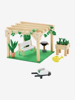 Spielzeug-Miniwelten, Konstruktion & Fahrzeuge-Puppenhaus Garten „Amis des petits“