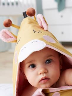 Dekoration & Bettwäsche-Badezubehör-Baby Kapuzenbadetuch „Giraffe“ mit Geschenkverpackung, Oeko Tex