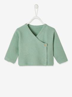 Babymode-Pullover, Strickjacken & Sweatshirts-Strickjacken-Baby Wickeljacke für Neugeborene