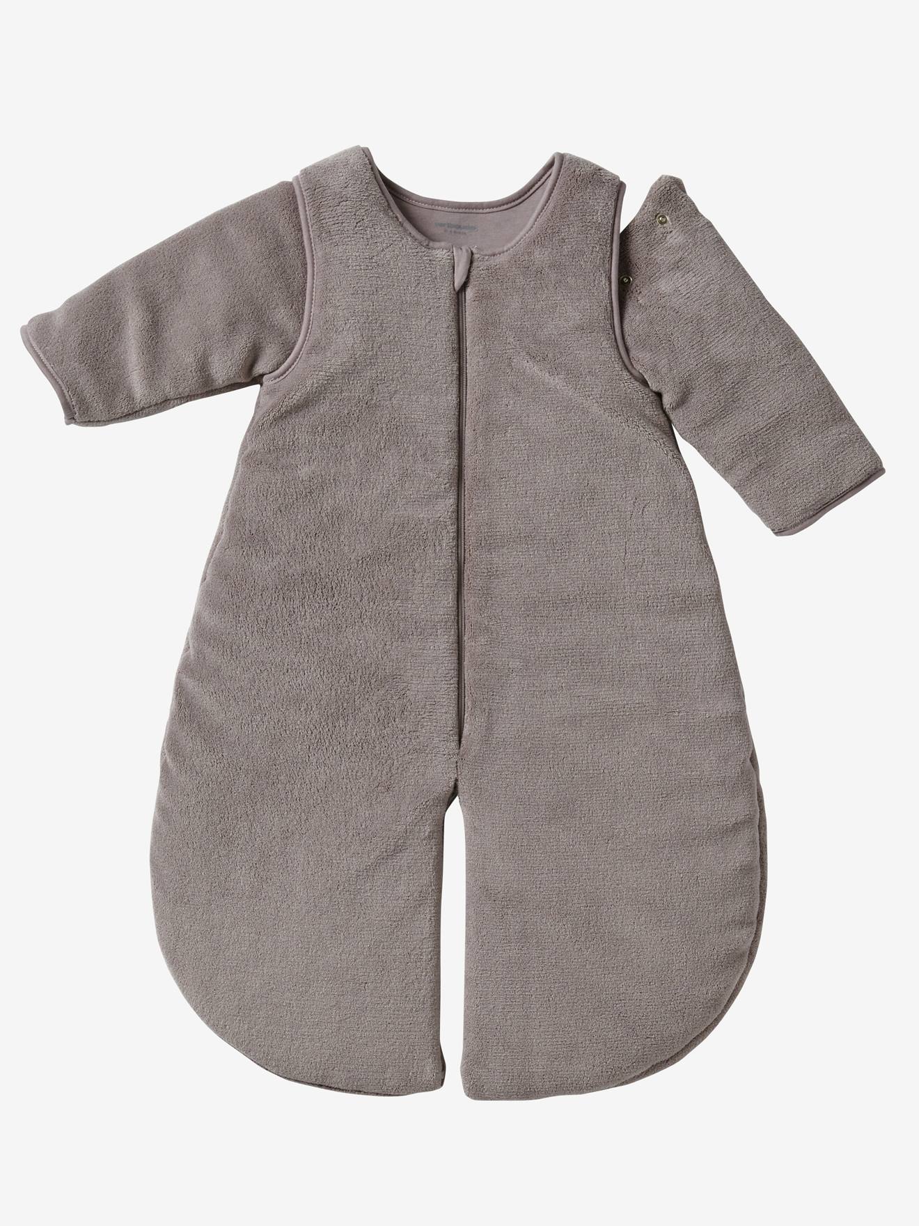 2-in-1 Baby Winterschlafsack aus Mikrofaser mit abnehmbaren Ärmeln Auto-Overall TOG 3