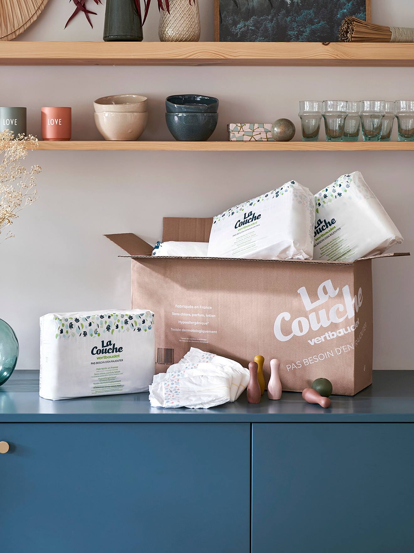 Windel-Box LA COUCHE mit 210 Windeln Gr. 2 (3-6 kg) FSC® MIX
