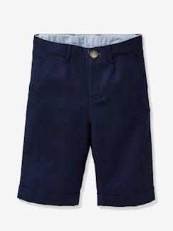 Jungenkleidung-Shorts & Bermudas-Jungen Bermuda, festlich, Leinen/Baumwolle CYRILLUS