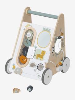 Spielzeug-Baby-Schaukeltiere, Lauflernwagen, Lauflernhilfe & Rutschfahrzeuge-Baby Lauflernwagen PANDAFREUNDE mit Bremse, Holz FSC®