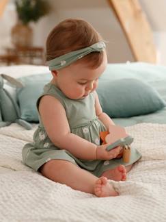 Babymode-Kleid mit Haarband für Mädchen Baby