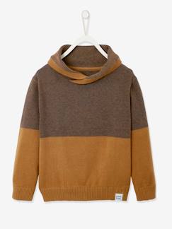 Jungenkleidung-Pullover, Strickjacken, Sweatshirts-Pullover-Jungen Pullover mit Kragen Oeko-Tex
