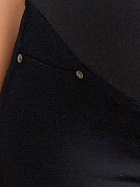 Umstands-Treggings, Schrittlänge 82 cm - dunkelbraun+schwarz - 13