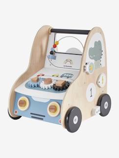 Spielzeug-Baby-Schaukeltiere, Lauflernwagen, Lauflernhilfe & Rutschfahrzeuge-Baby Lauflernwagen mit Bremse, Holz FSC®