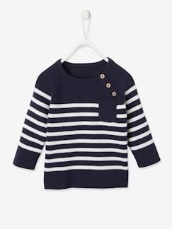 Babymode-Pullover, Strickjacken & Sweatshirts-Pullover-Baby Pullover, Streifen