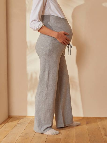 Umstands-Yogahose Oeko-Tex - grau - 5