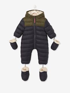 Babymode-Gesteppter Baby Overall, Recycling-Polyester