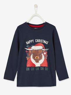 Jungenkleidung-Jungen Weihnachts-Shirt mit Tiermotiv