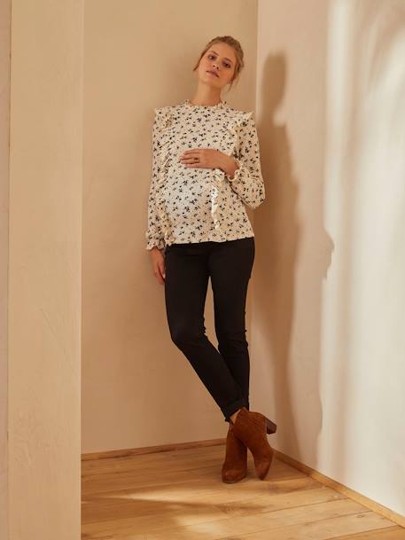 Umstands-Jeans mit Stretch-Einsatz, Slim-Fit - double stone+grau+mehrfarbig+schwarz - 14