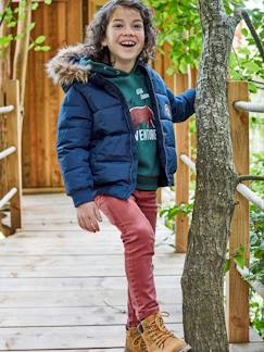 Jungenkleidung-Jacken & Mäntel-Steppjacken-Jungen Steppjacke mit Kapuze, Recycling-Polyester