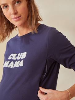 Bio-Kollektion: Shirt mit Schriftzug, Schwangerschaft & Stillzeit -  - [numero-image]