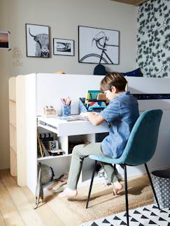 Kinderzimmer-Kindermöbel-Babybetten & Kinderbetten-Kombibetten, Hochbetten & Etagenbetten-Kinder Kombi-Hochbett „Cameleo“ mit Schreibtisch