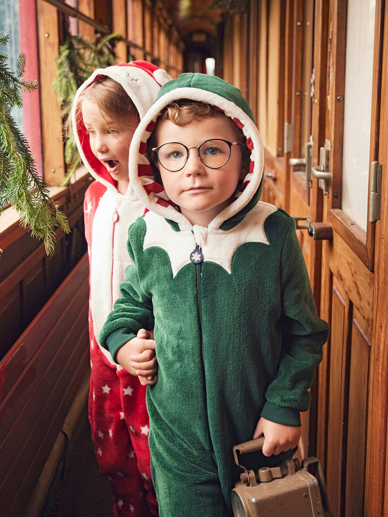 Jungen Plüsch-Overall
