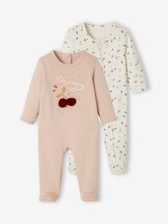 Babymode-2er-Pack Baby Strampler aus Sweatware  Oeko-Tex