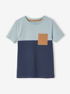 -Jungen T-Shirt, Colorblock Oeko-Tex