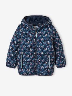 Maedchenkleidung- Jacken & Mäntel-Steppjacken-Mädchen Light-Steppjacke mit Kapuze, bedruckt