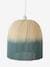 Kinder Lampenschirm aus Bambus mit Farbverlauf - beige/blaugrau - 1