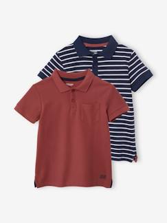 Jungenkleidung-Shirts, Poloshirts & Rollkragenpullover-Poloshirts-2er-Pack Jungen Poloshirts, Pikee Oeko-Tex