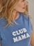 Bio-Kollektion: T-Shirt für Schwangerschaft & Stillzeit „Club Mama“, personalisierbar - anthrazit+blau+rosa+ziegel - 11