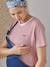 T-Shirt aus Baumwolle, Schwangerschaft & Stillzeit, personalisierbar Oeko-Tex - grün gestreift+marine gestreift+rot gestreift - 19