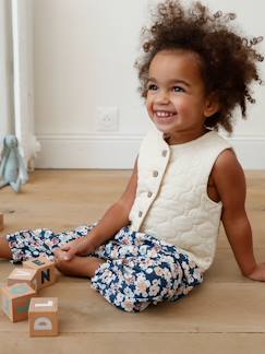 Babymode-Baby Steppweste mit Wattierung aus Recycling-Polyester
