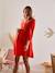 Kleid für Schwangerschaft & Stillzeit, Crêpe - orange - 1